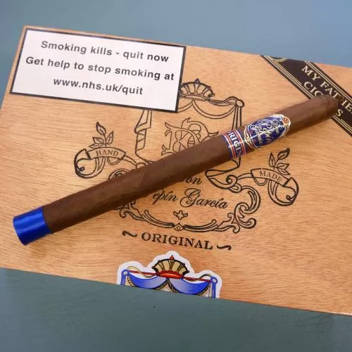 Don Pepin Garcia by My Father Cigars Blue Label Lanceros Cigar - Box of 24 - Image 2