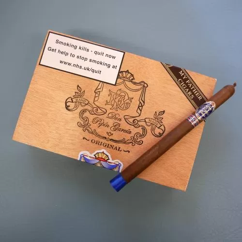 Don Pepin Garcia by My Father Cigars Blue Label Lanceros Cigar - Box of 24 - Image 3
